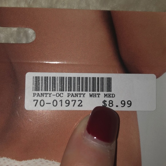 SEXY OPEN HEART WHITE PANTIES - Picture 3 of 3